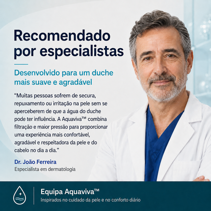 Aquaviva™ — Pele macia e cabelo com brilho desde o primeiro banho (só hoje com 3 filtros GRÁTIS)